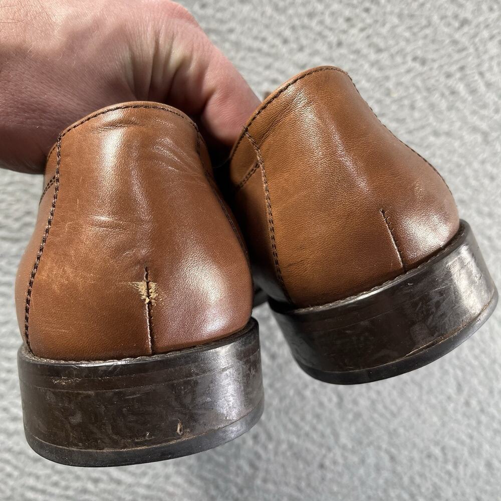 J Murphy by Johnston & Murphy Stanton Cap Toe Leather Dress Shoes Brown Mens 11M - Picture 3 of 9